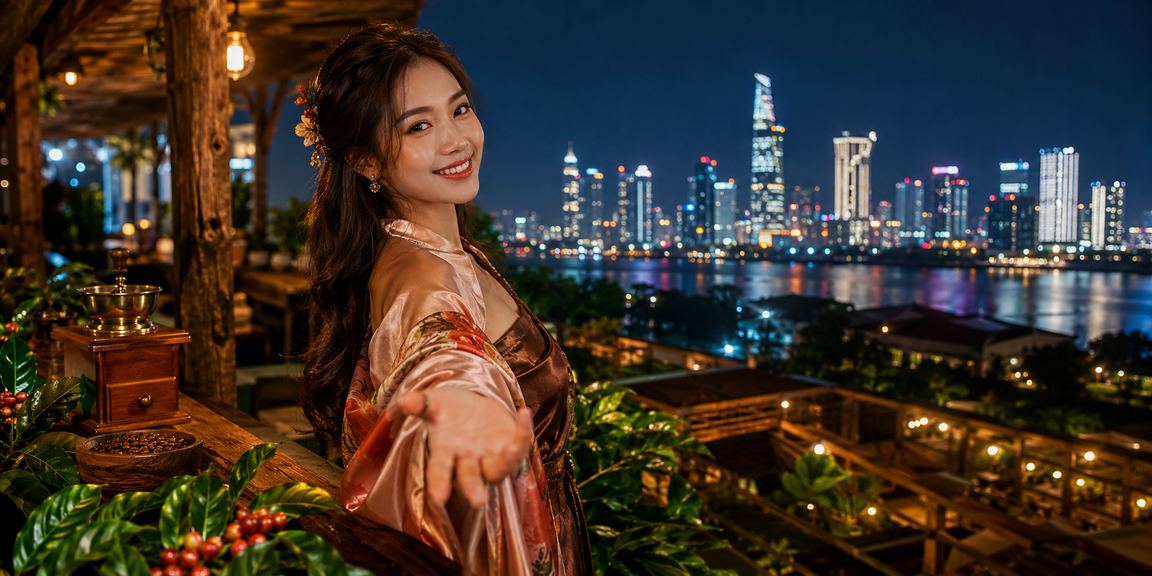 Người dùng tải ứng dụng casino trên điện thoại tại quán cà phê TP Hồ Chí Minh