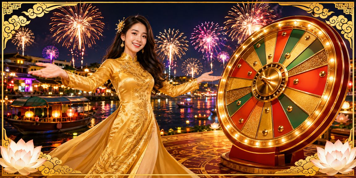 Người chơi Roulette mặc áo dài truyền thống tại vùng đồng bằng sông Cửu Long